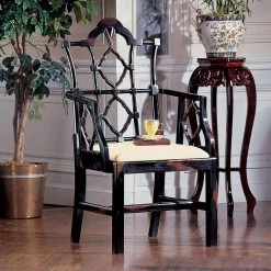 Chinese Walnut Mahogany Chippendale Chair (Set of 2) by Design Toscano 7 Chinese Walnut Mahogany Chippendale Chair (Set of 2) by Design Toscano -Steve Silver Online Store walnut design toscano dining chairs af91400 31 1000
