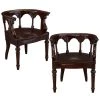 Prince Regent Walnut Mahogany Captain's Chair (Set of 2) by Design Toscano -Steve Silver Online Store walnut design toscano dining chairs af91765 64 1000