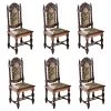 Charles II Walnut Mahogany Side Chair (Set of 6) by Design Toscano -Steve Silver Online Store walnut design toscano dining chairs af92025 64 1000