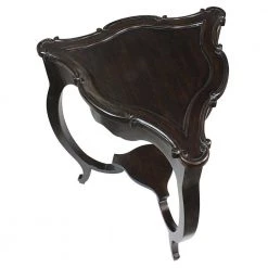 Brighton Manor 24 in. Brown Standard Triangle Top Wood Side Table by Design Toscano -Steve Silver Online Store walnut design toscano end side tables af57455 c3 1000