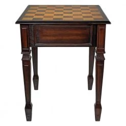 Walpole Manor 20.5 in. Brown Standard Square Top Wood Gaming Chess Table by Design Toscano 12 Walpole Manor 20.5 in. Brown Standard Square Top Wood Gaming Chess Table by Design Toscano -Steve Silver Online Store walnut design toscano end side tables de302 66 1000