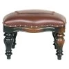 Victorian Rococo Brown Ottoman by Design Toscano -Steve Silver Online Store walnut design toscano ottomans af71123 64 1000