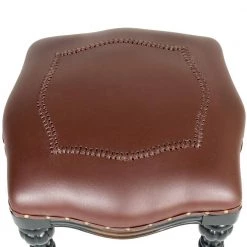 Victorian Rococo Brown Ottoman by Design Toscano -Steve Silver Online Store walnut design toscano ottomans af71123 c3 1000
