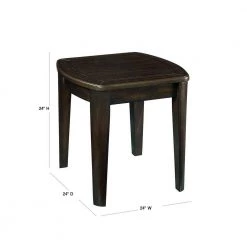Diletta Game Walnut End Table with Chessboard by Steve Silver -Steve Silver Online Store walnut steve silver end side tables dl250ge 40 1000