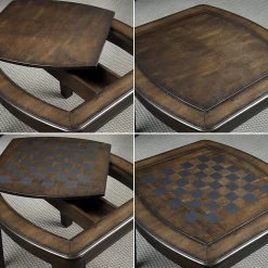 Diletta Game Walnut End Table with Chessboard by Steve Silver -Steve Silver Online Store walnut steve silver end side tables dl250ge 66 1000
