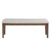 Ora Walnut Polyester Dining Bench (50 in. Depth x 16 in. Width x 19 in. Height) by Steve Silver 2 Ora Walnut Polyester Dining Bench (50 in. Depth x 16 in. Width x 19 in. Height) by Steve Silver -Steve Silver Online Store warm walnut steve silver bedroom benches or700bn 64 1000