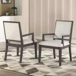 Mila Gray Polyester Arm Chair (Set of 2) by Steve Silver 11 Mila Gray Polyester Arm Chair (Set of 2) by Steve Silver -Steve Silver Online Store washed gray finish steve silver accent chairs mi500a c3 1000