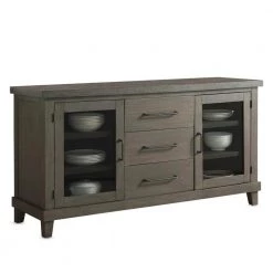 Mila Washed Grey Server with Storage by Steve Silver -Steve Silver Online Store washed grey steve silver sideboards buffet tables mi500sv c3 1000