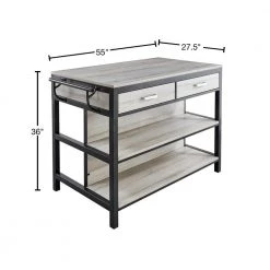 Carson Driftwood Counter Kitchen Table by Steve Silver -Steve Silver Online Store weathered driftwood steve silver kitchen dining tables cr550ckt 40 1000