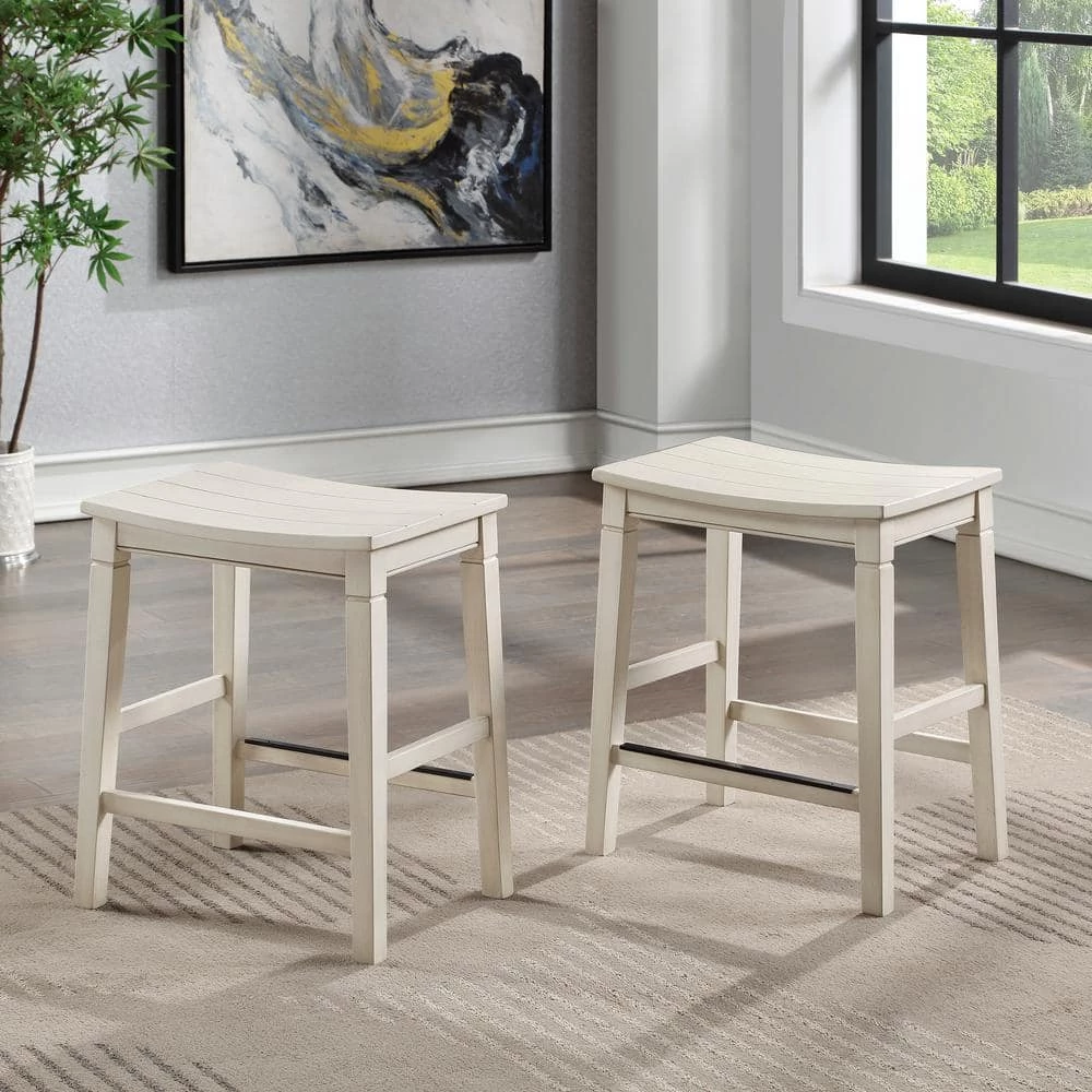 Westlake Weathered Ivory 5-Piece Counter Height Dining Set by Steve Silver 6 Westlake Weathered Ivory 5-Piece Counter Height Dining Set by Steve Silver - Image 4
