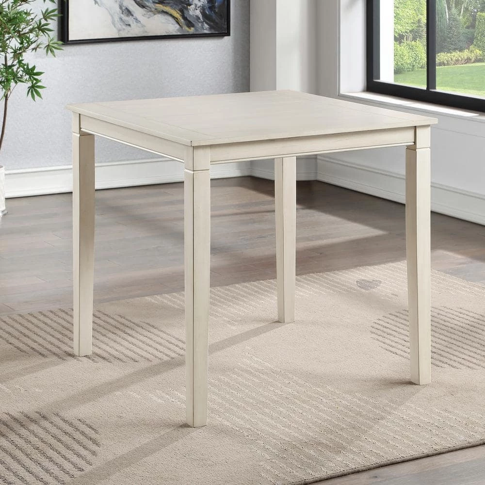 Westlake Weathered Ivory 5-Piece Counter Height Dining Set by Steve Silver 5 Westlake Weathered Ivory 5-Piece Counter Height Dining Set by Steve Silver - Image 3