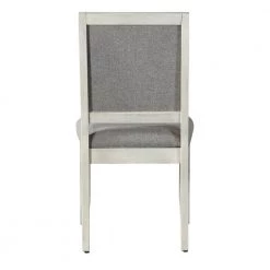 Canova Weathered White Parsons Dining Chair (Set of 2) by Steve Silver 13 Canova Weathered White Parsons Dining Chair (Set of 2) by Steve Silver -Steve Silver Online Store weathered white wood finish grey upholstery steve silver dining chairs cv500sg 1f 1000