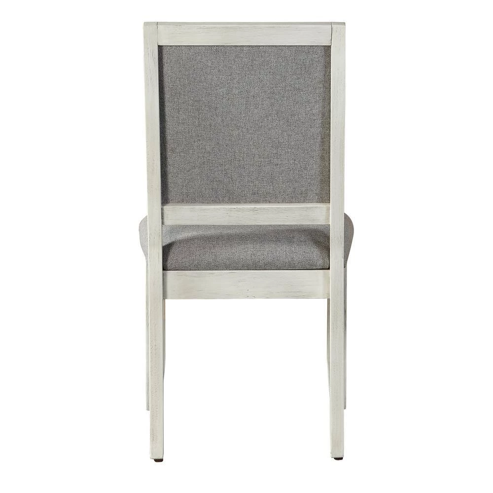 Canova Weathered White Parsons Dining Chair (Set of 2) by Steve Silver 7 Canova Weathered White Parsons Dining Chair (Set of 2) by Steve Silver - Image 5