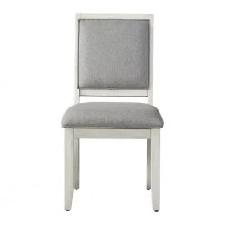 Canova Weathered White Parsons Dining Chair (Set of 2) by Steve Silver