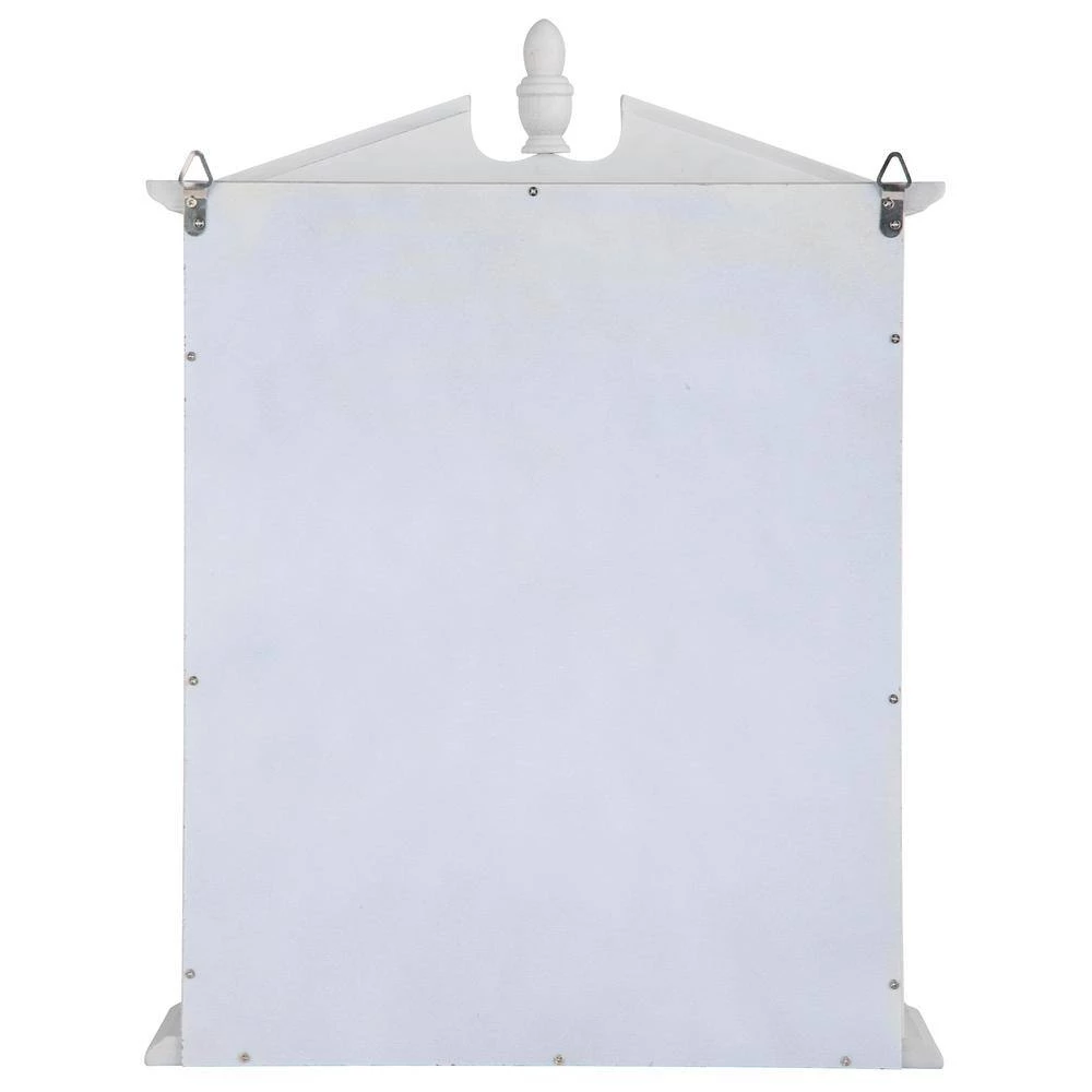 Amesbury Manor White Hardwood Wall Curio Accent Cabinet by Design Toscano 5 Amesbury Manor White Hardwood Wall Curio Accent Cabinet by Design Toscano - Image 3