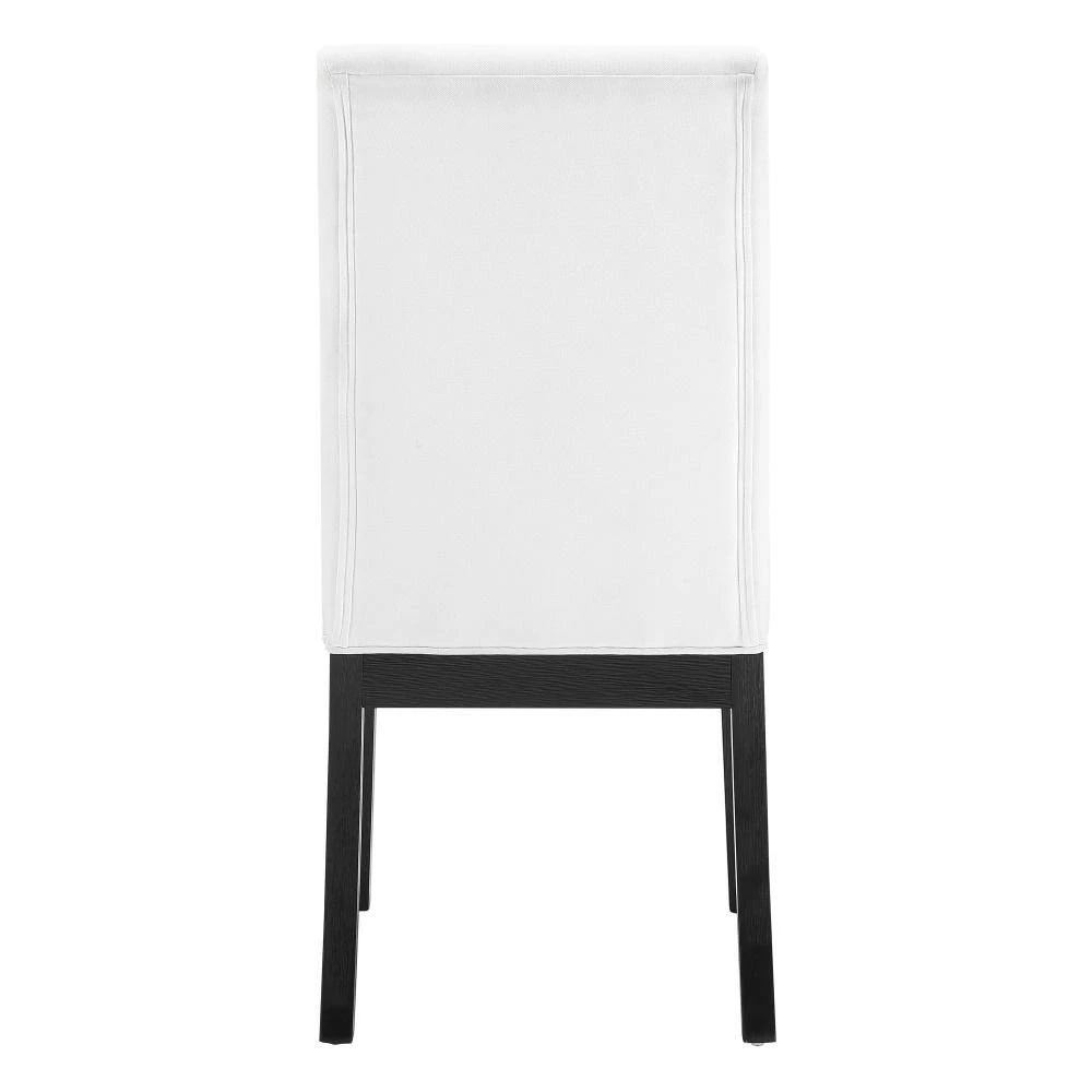 Yves White Dining Side Chair (Set of 2) by Steve Silver 5 Yves White Dining Side Chair (Set of 2) by Steve Silver - Image 3