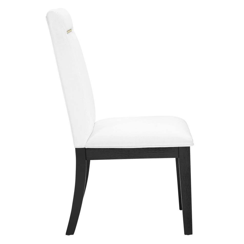 Yves White Dining Side Chair (Set of 2) by Steve Silver 4 Yves White Dining Side Chair (Set of 2) by Steve Silver - Image 2