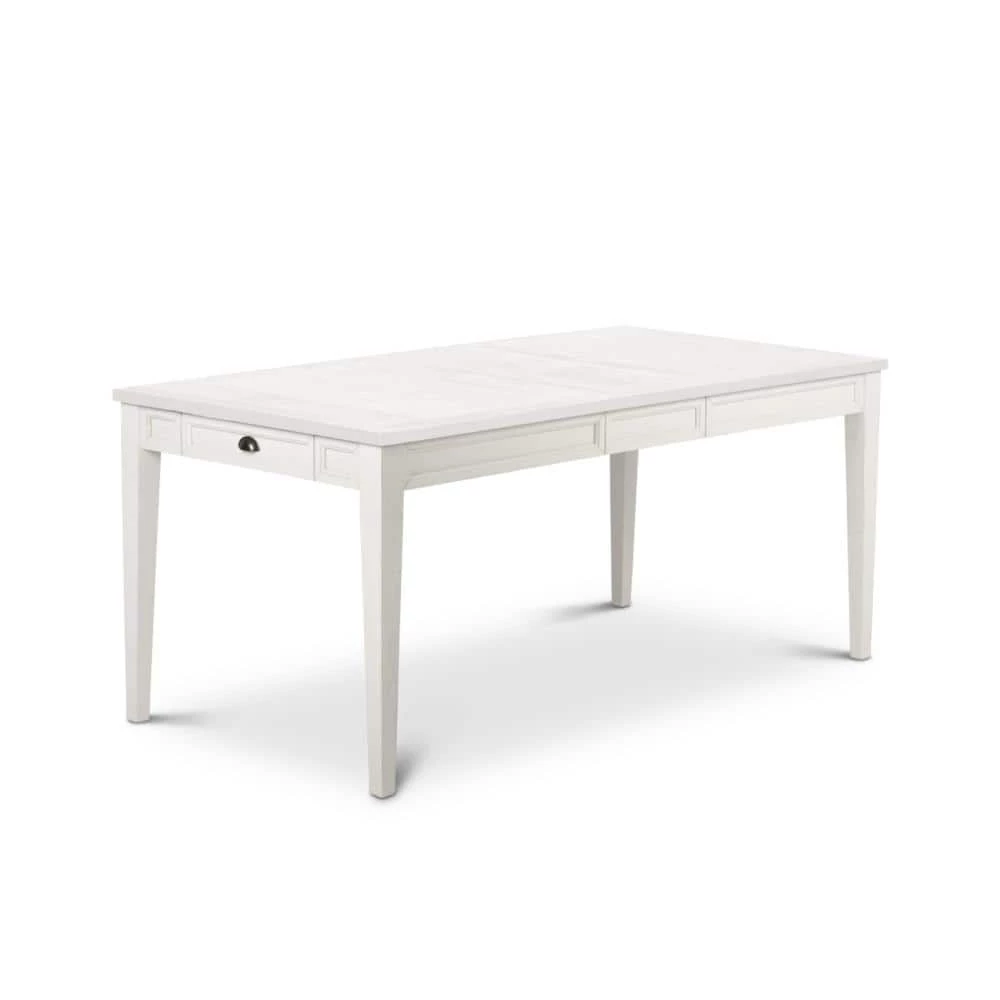 Cayla White Extendable Dining Table by Steve Silver 4 Cayla White Extendable Dining Table by Steve Silver - Image 2