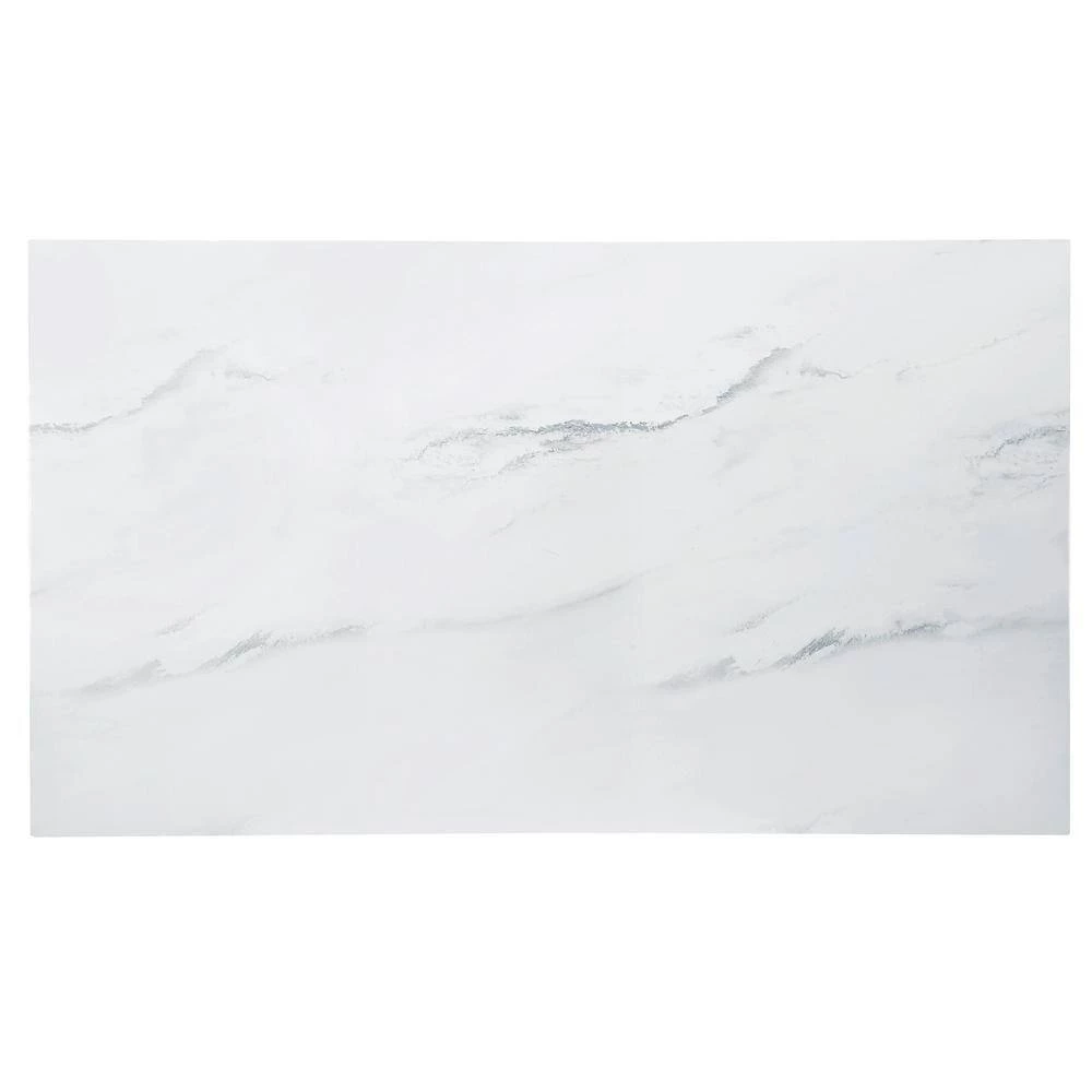 Sterling White Marble Rectangular Dining Table by Steve Silver 6 Sterling White Marble Rectangular Dining Table by Steve Silver - Image 4