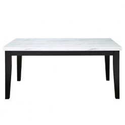 Sterling White Marble Rectangular Dining Table by Steve Silver 10 Sterling White Marble Rectangular Dining Table by Steve Silver -Steve Silver Online Store white steve silver kitchen dining tables sn500t c3 1000