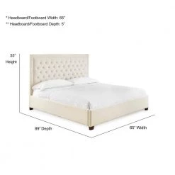 Isadora White Queen Panel Bed by Steve Silver -Steve Silver Online Store white steve silver platform beds id890qbedw c3 1000
