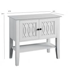 Naples White 2-door Server by Steve Silver -Steve Silver Online Store white steve silver sideboards buffet tables na500sv 1f 1000