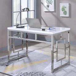 24 in. Rectangular White Writing Desk by Steve Silver 13 24 in. Rectangular White Writing Desk by Steve Silver -Steve Silver Online Store white steve silver writing desks az250dw 31 1000