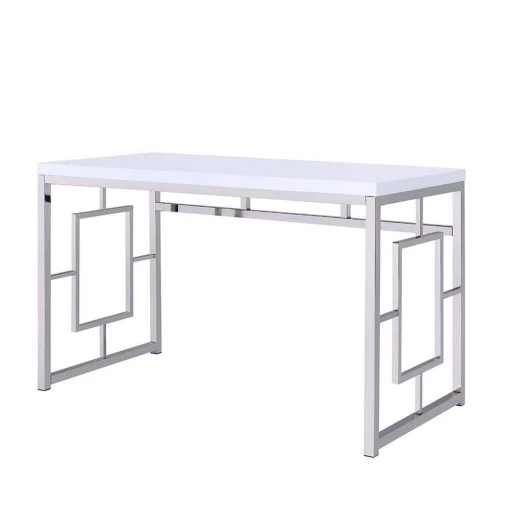 24 in. Rectangular White Writing Desk by Steve Silver -Steve Silver Online Store white steve silver writing desks az250dw 64 1000